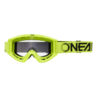 Oneal Маска кроссовая B-Zero V.22 желтая оправа, прозрачная линза в Ульяновске