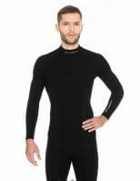 Brubeck Футболка мужская дл.рукав Wool Merino 78% Черный в Ульяновске