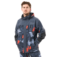 Dragonfly Мембранная куртка Quad 2.0 Man 2025 Grey - Orange Camo в Ульяновске