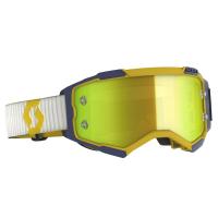 Scott Очки кроссовые Fury yellow/blue yellow chrome works в Ульяновске