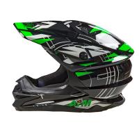 AiM Шлем кроссовый JK803S Green/Black в Ульяновске