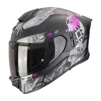 Scorpion Exo Мотошлем Exo-530 Air Hadji Черный/Серый/Розовый в Ульяновске