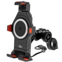 Extreme Style Мото держатель с беспроводной зарядкой anti-vibration R17W в Ульяновске