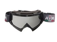 AiM Очки кроссовые (PRO) 157-100 Black Glossy в Ульяновске