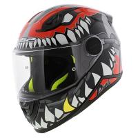 LS2 Мотошлем FF812 Kid Punk Grey Red в Ульяновске