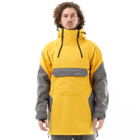 Dragonfly Куртка-анорак сноубордическая Uktus Man Yellow - Grey в Ульяновске