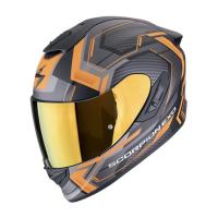 Scorpion Exo Мотошлем Exo-1400 Evo II Linart Черный Матовый/Оранжевый/Серый в Ульяновске