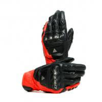Dainese Перчатки кожаные 4-Stroke 2 Black/Fluo-Red в Ульяновске