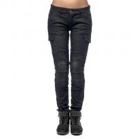 Moteq Женские мотоджинсы Nargiz Women черные в Ульяновске