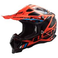 LS2 Мотошлем MX700 Subverter II Evo Stomp черно-оранжевый в Ульяновске