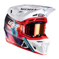 Leatt Шлем кроссовый 8.5 Royal Blue-Red V26 + очки Velocity 5.5 в Ульяновске