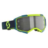 Scott Очки кроссовые Fury LS neon yellow/blue light sensitive grey works в Ульяновске
