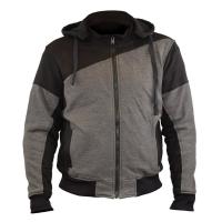 MCP Мотокуртка мужская Hoody серо-черный в Ульяновске