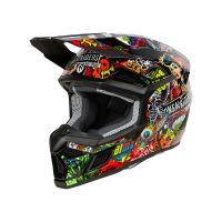 Oneal Шлем кроссовый детский 3Series Youth Crank V.24 красный/ зеленый в Ульяновске