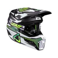 Leatt Шлем кроссовый 3.5 V26 Storm Teal + очки Vizion 3.5 в Ульяновске