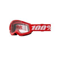 100% Очки подростковые Strata 2 Junior Red / Clear в Ульяновске
