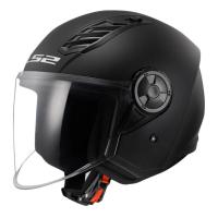 LS2 Мотошлем OF616 Airflow II Solid черный матовый в Ульяновске