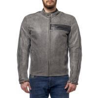 Moteq Куртка кожаная Defender grey в Ульяновске