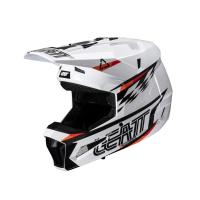 Leatt Шлем кроссовый детский Helmet Kit Moto 3.5 Jr V25 White в Ульяновске