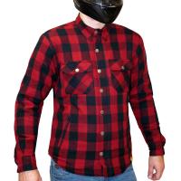 MCP Моторубашка Rebel Full kevlar черный-темно-красный в Ульяновске