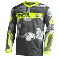 Oneal Джерси Element Camo V.22, детская, унисекс Серый/Желтый в Ульяновске