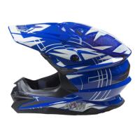 AiM Шлем кроссовый JK803S Blue/White в Ульяновске