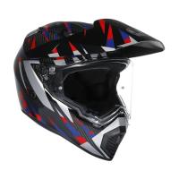 AGV Шлем AX9 E2206 V26 Steppa Carbon/Red/Blue в Ульяновске