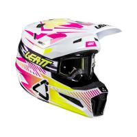 Leatt Шлем кроссовый 3.5 V26 Storm Pink + очки Vizion 3.5 в Ульяновске