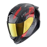Scorpion Exo Мотошлем Exo-1400 Evo II Carbon Air Platted Карбон/Красный в Ульяновске