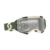 Scott Очки кроссовые Fury LS kaki green/light sensitive grey works в Ульяновске