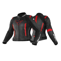 Shima Куртка Кожаная женская Miura 2.0 Black/Red в Ульяновске