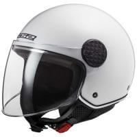 LS2 Мотошлем OF558 Sphere Lux Solid белый в Ульяновске