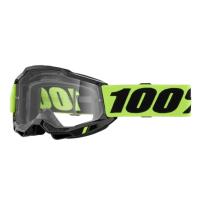 100% Очки подростковые Accuri 2 Neon Yellow / Clear в Ульяновске