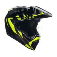 AGV Шлем AX9 E2206 V26 Steppa Carbon/Grey/Yellow Fluo в Ульяновске