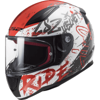 LS2 Шлем FF353 Rapid Naughty Бело-красный в Ульяновске