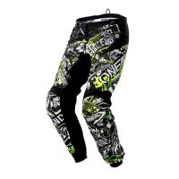 ONEAL Штаны кроссовые детские ELEMENT ATTACK Черный/Зеленый  в Ульяновске