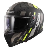 LS2 Мотошлем FF811 Vector II Tron матовый черно-желтый в Ульяновске