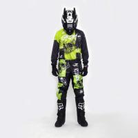 Grom Штаны кроссовые подростковые MX Religion lime в Ульяновске