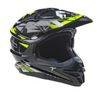 AiM Шлем кроссовый JK803S Yellow/Black в Ульяновске