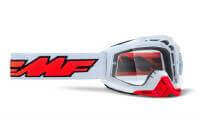 100% Маска кросс FMF Powerbomb Rocket White - прозрачная линза в Ульяновске