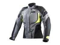 LS2 Мотокуртка женская Phase Lady Jacket серо-чёрно-жёлтый в Ульяновске