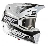 Leatt Шлем кроссовый Kit Moto 7.5 V22 White в Ульяновске