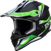 IXS шлем кроссовый 362 2.0 Черно-зеленый-белый в Ульяновске