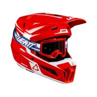 Leatt Шлем кроссовый 3.5 V26 Red + очки Vizion 3.5 в Ульяновске