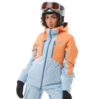 Dragonfly Куртка горнолыжная утепленная Gravity Woman 2025 Mock Orange-Light Blue в Ульяновске