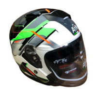 AiM Шлем JK526 Fluo-Green/White/Black в Ульяновске