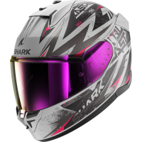 Shark Шлем D-Skwal 3 Blast-R Mat Silver/Violet/Black в Ульяновске