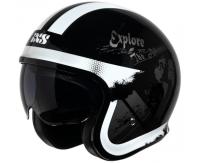IXS Мотошлем открытый iXS 880 2.2 черно-серебристый в Ульяновске