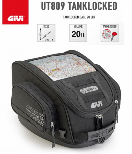 Givi Сумка на бак Tanklocked UT809 20л в Ульяновске