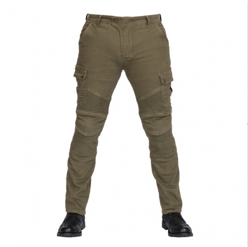 MadBull Мотобрюки Cargo JS Stretch Olive в Ульяновске